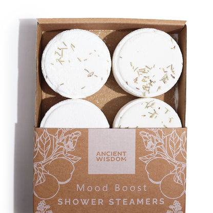 Zen Shower Steamers – Stimmungsaufheller Wellness-Quartett